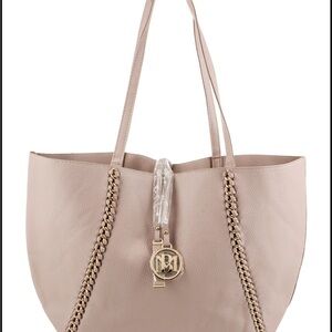 Badgley Mischka Taupe Tote Bag